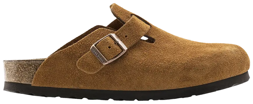 Birkenstock Boston Soft Footbed Suede 'Mink'