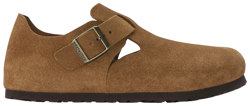 Birkenstock London Suede Leather 'Mink'