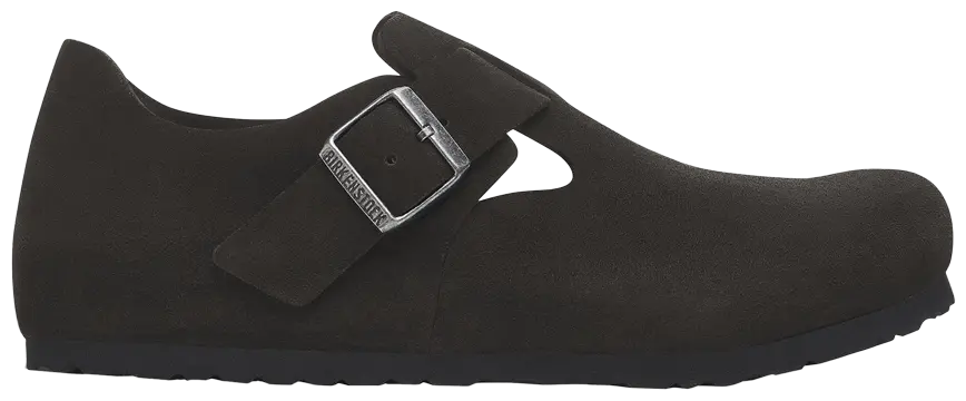 Birkenstock London Suede Leather 'Black'