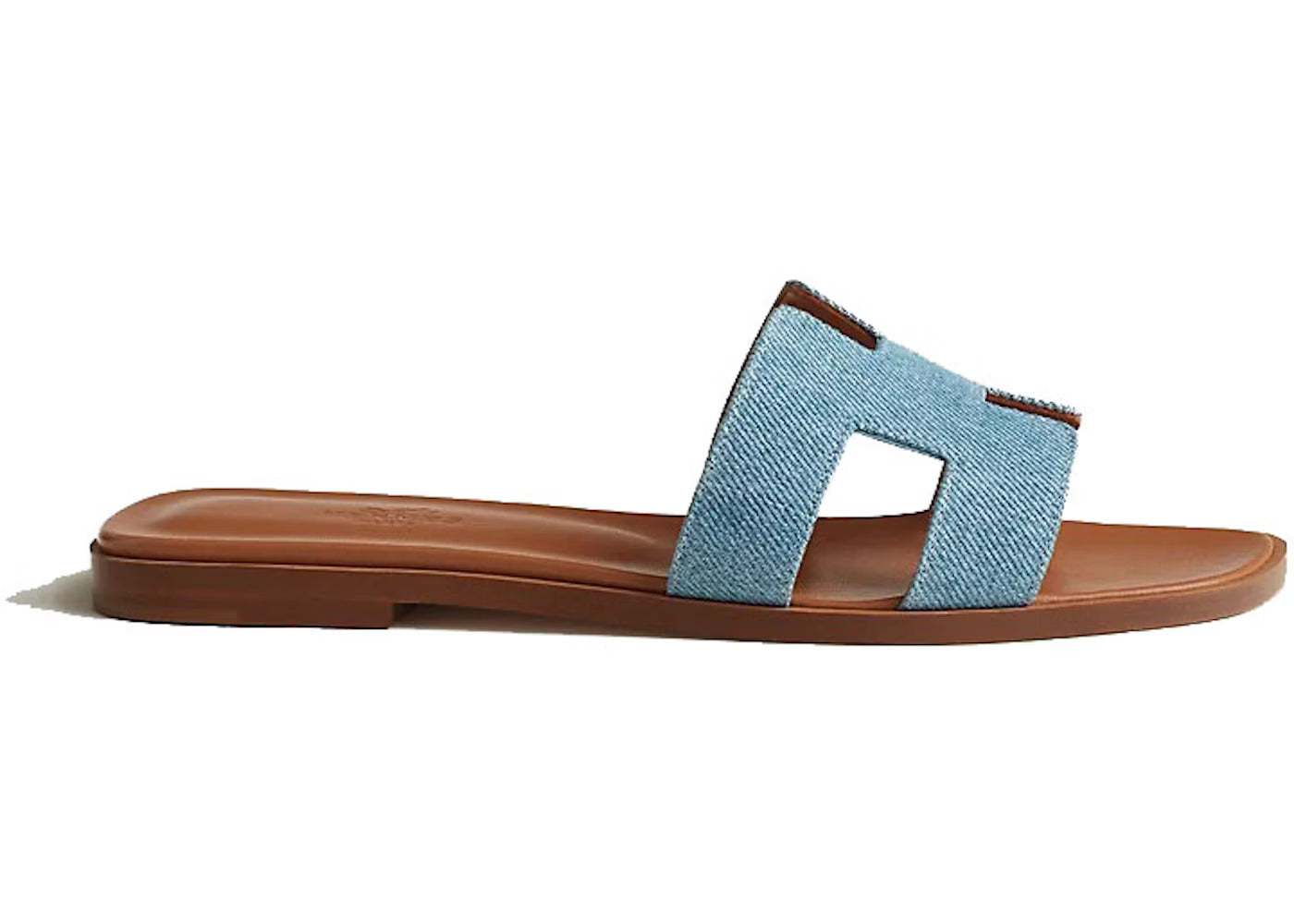Hermes Oran Sandal 'Bleu Clair'