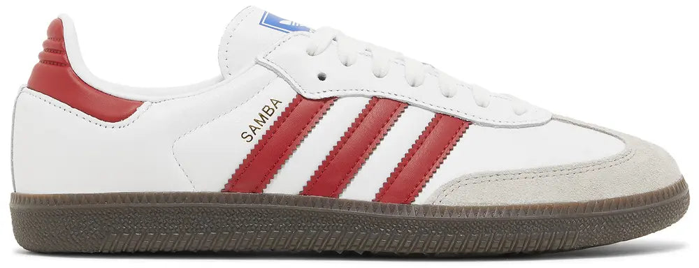 Adidas Samba 'White Scarlet Gum'
