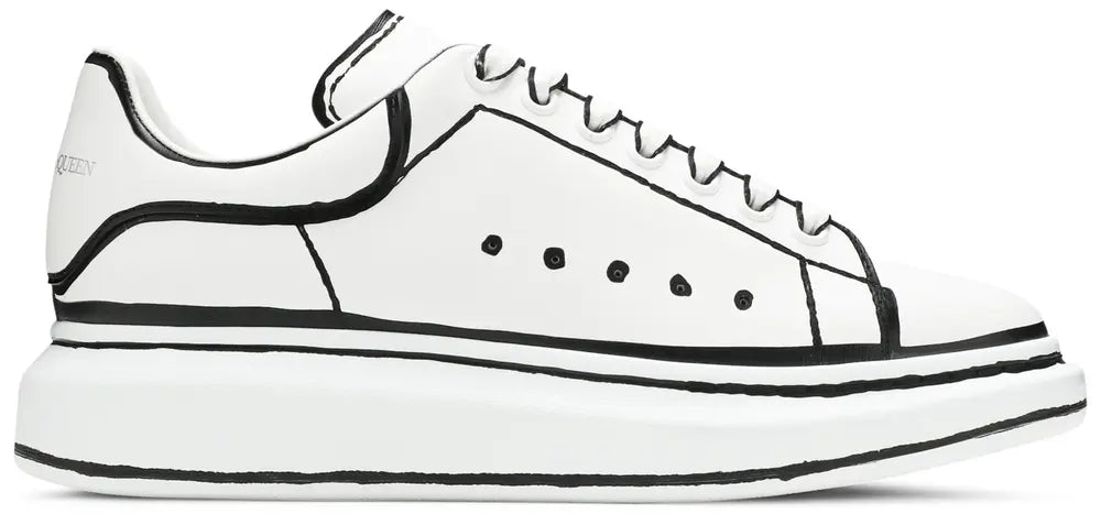 Alexander McQueen Oversized Sneaker 'White Black'