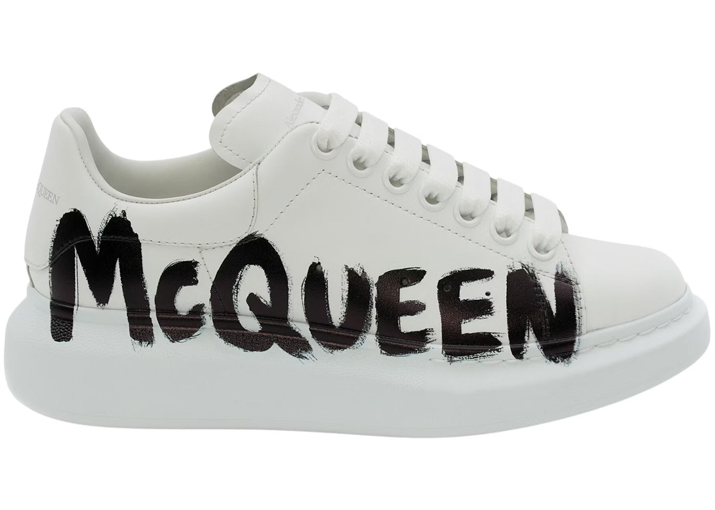 Alexander McQueen Graffiti Oversized 'White Black'