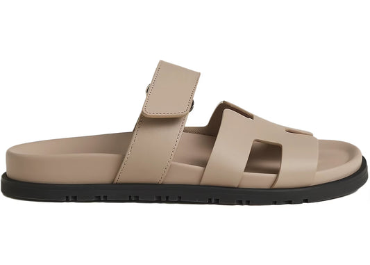 Hermes Chypre Sandal 'Beige Mastic Calfskin Leather'