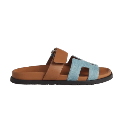 Hermes Chypre Sandal 'Bicolor Denim'