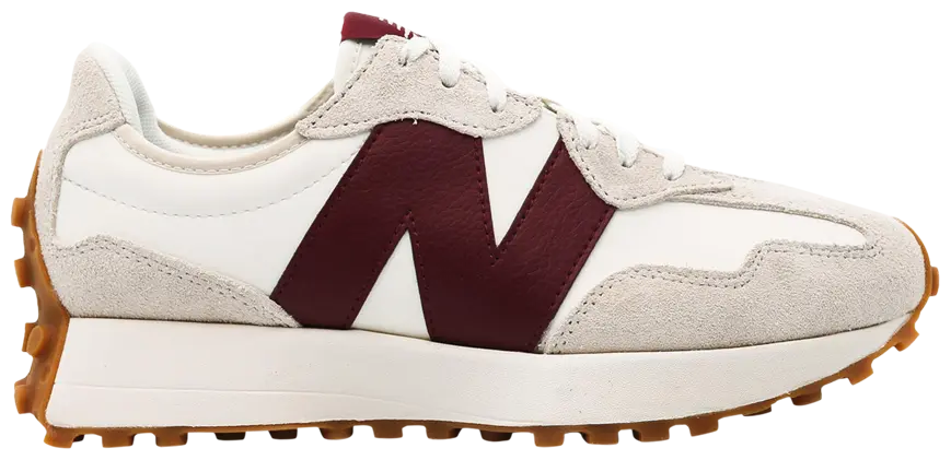New Balance 327 'White Dark Red'